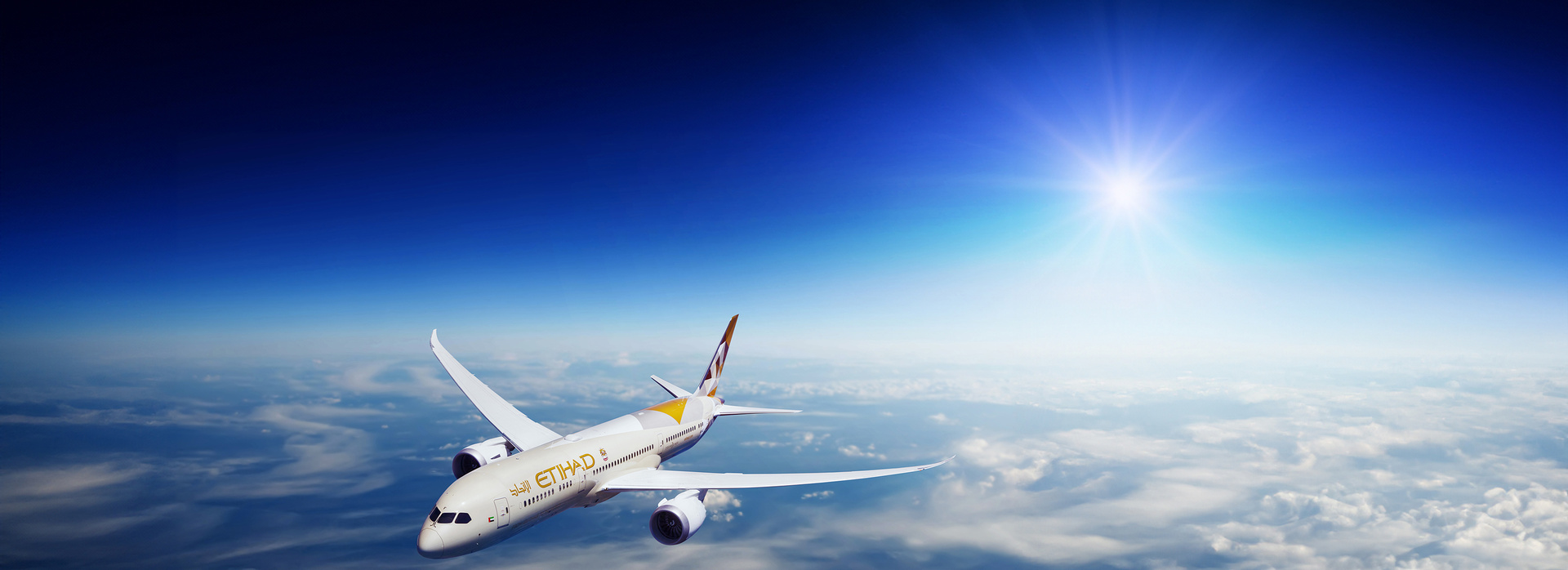 Start with Etihad Airways banner